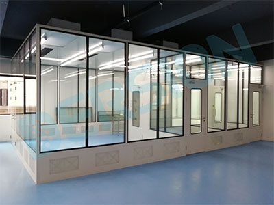 组装式洁净室-中空玻璃型结构介绍